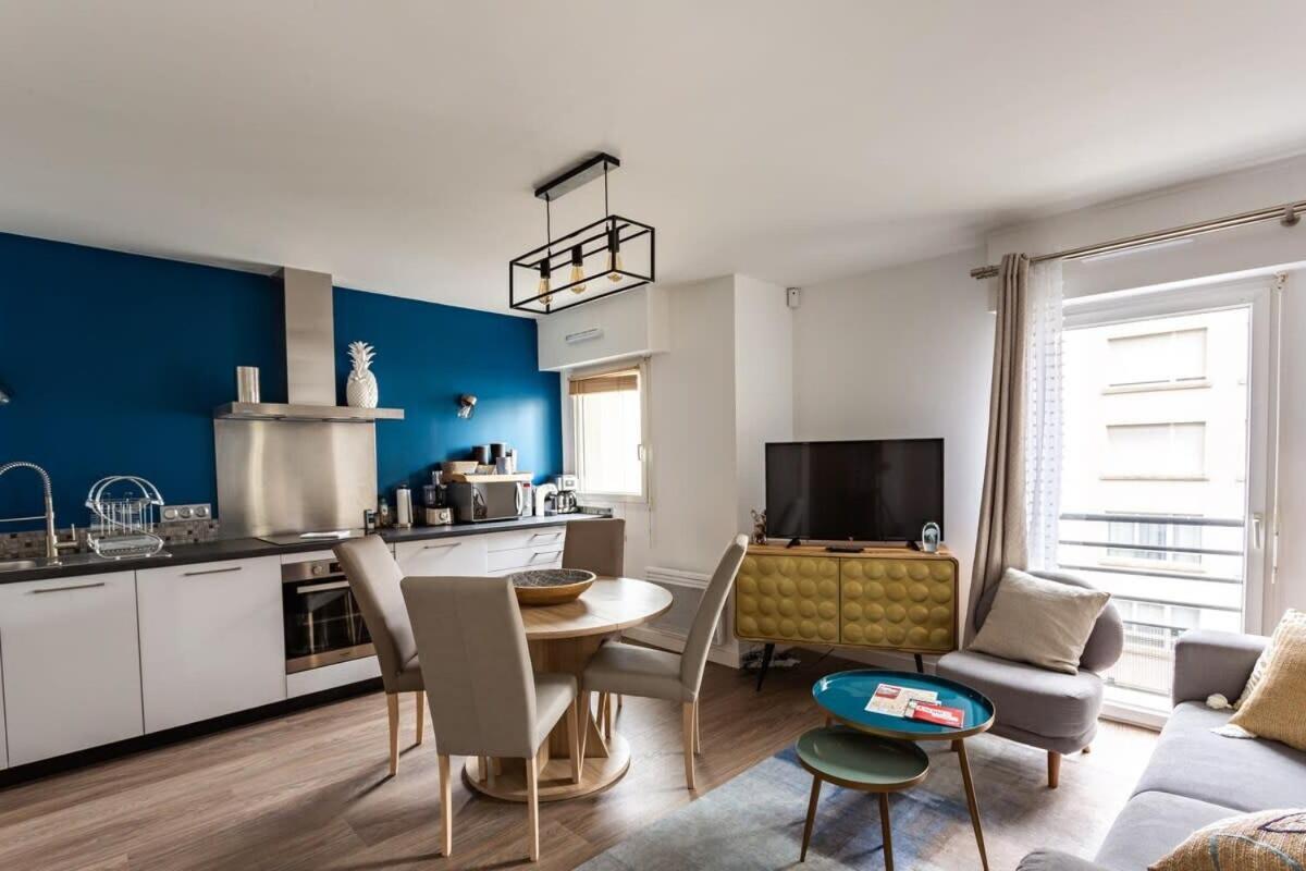 Le Saint Helier -Appartement Cosy Et Calme Parking Rennes Luaran gambar