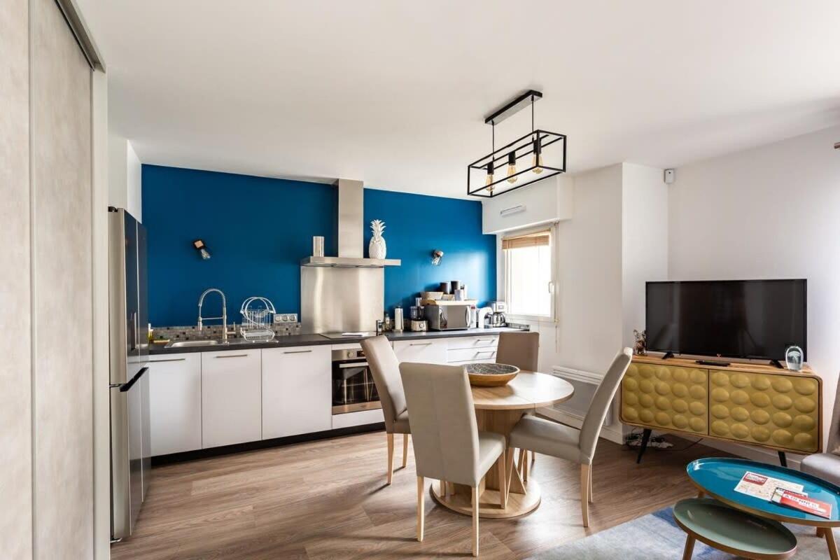 Le Saint Helier -Appartement Cosy Et Calme Parking Rennes Luaran gambar