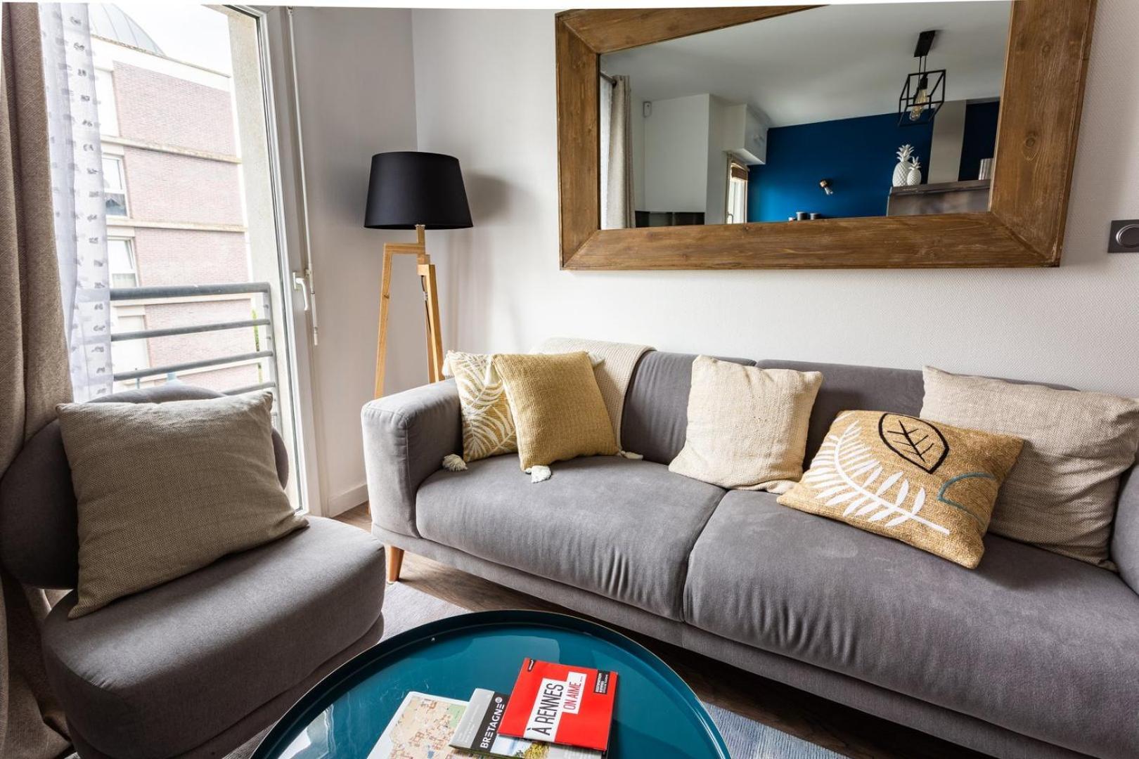Le Saint Helier -Appartement Cosy Et Calme Parking Rennes Luaran gambar